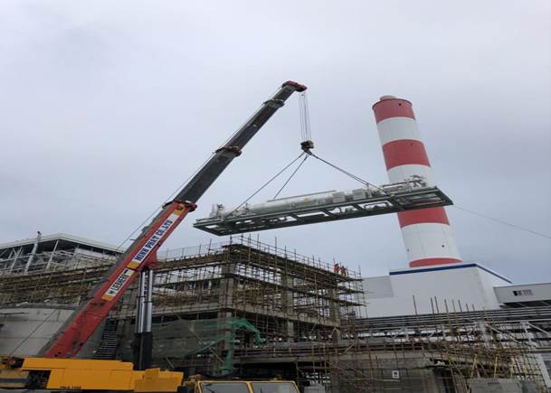 水解反应器吊装